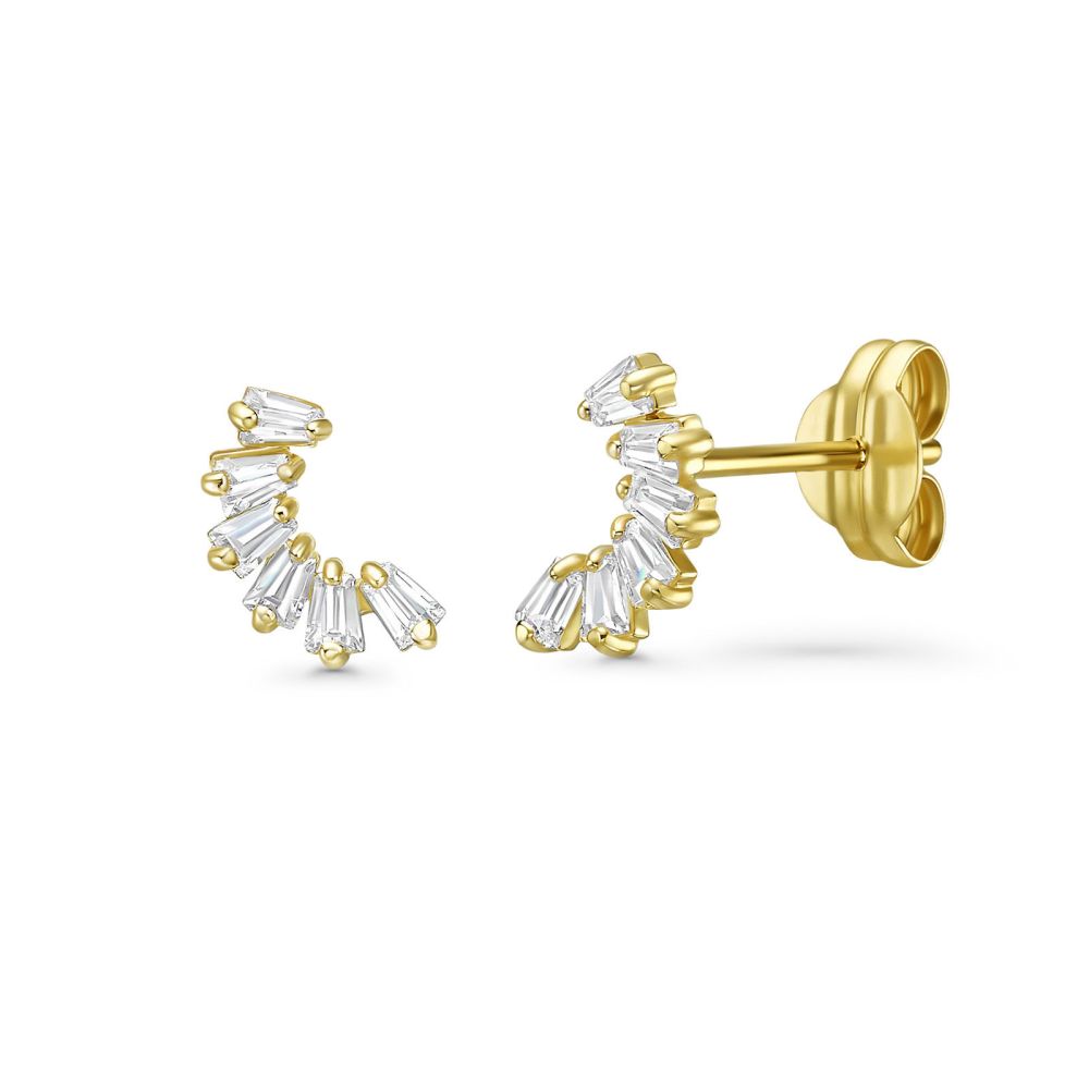 Gold Earrings | 14K Yellow Gold Earrings - Hayden