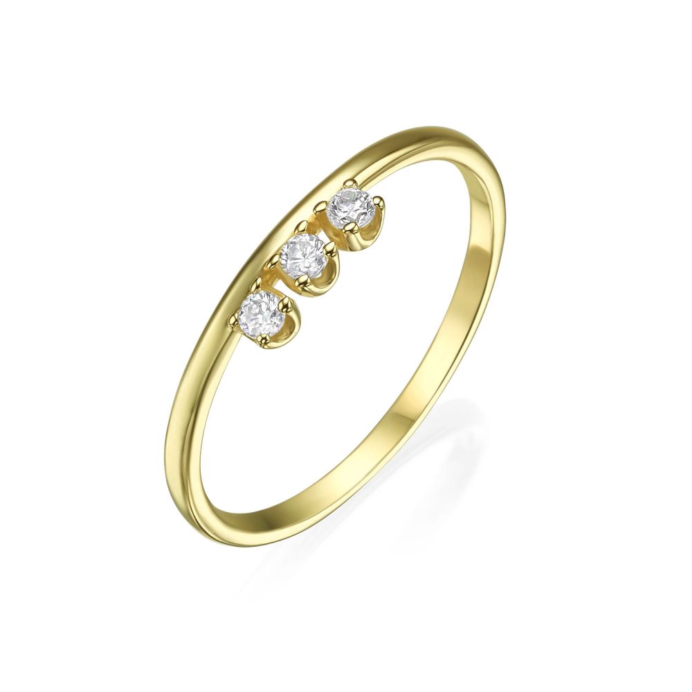 Women’s Gold Jewelry | Ring in 14K Yellow Gold - Trinity