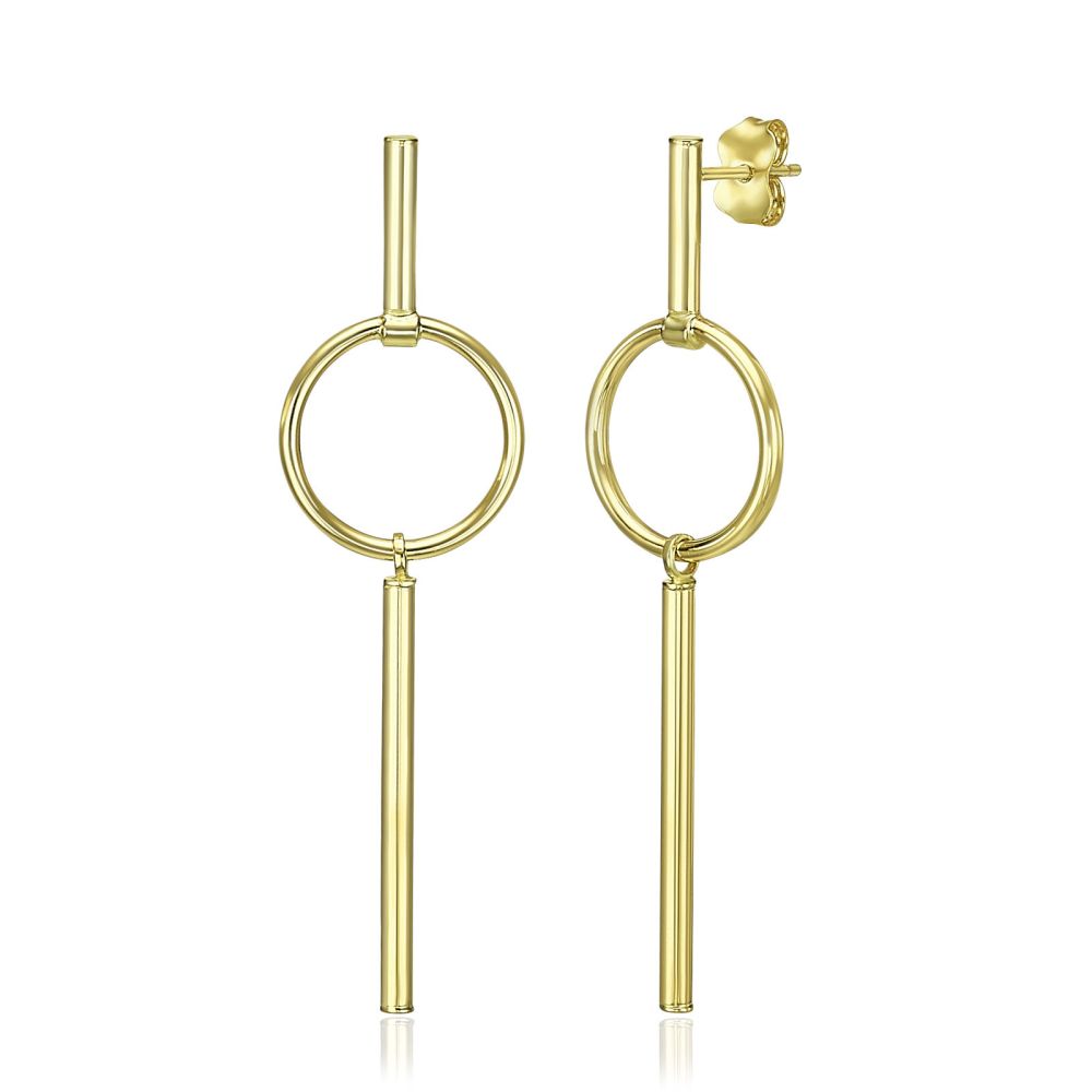 Women’s Gold Jewelry | 14K Yellow Gold Dangle Earrings - Tokyo