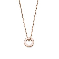 Pendant and Necklace in 14K Rose Gold - Golden Circle