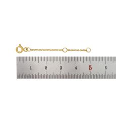 14K Yellow Gold Extension Chain - 5cm (1.96 inch)