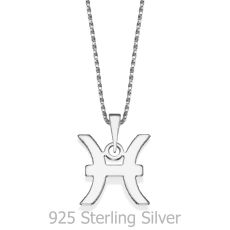 Pendant and Necklace in 925 Sterling Silver - Pieces