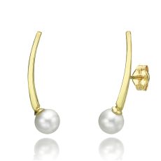 14K Yellow Gold Women's Earrings - Eridanus
