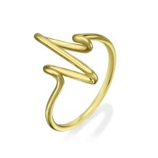 Ring in Yellow Gold - Cardiogram