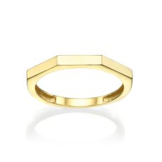 Ring in 14K Yellow Gold - Geometric