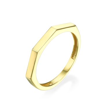 Ring in 14K Yellow Gold - Geometric