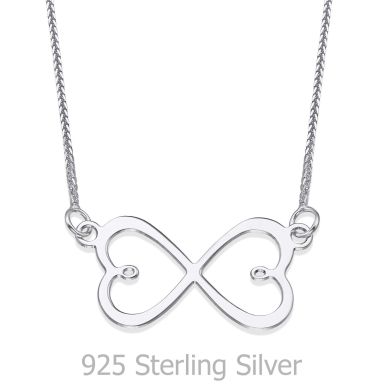 Pendant and Necklace in 925 Sterling Silver - Infinite Love