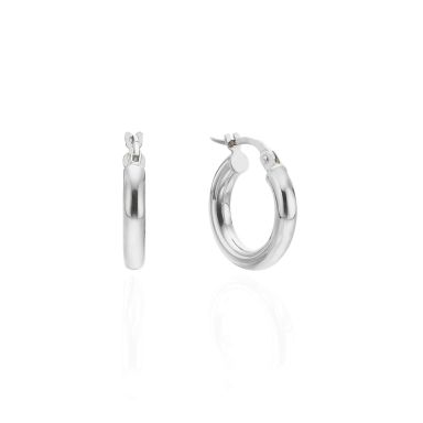 14K White Gold Women's Earrings - S