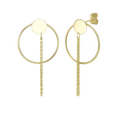 14K Yellow Gold Women's Earrings - leila