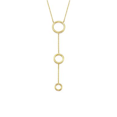 14k Yellow gold women's pendant - Zoey