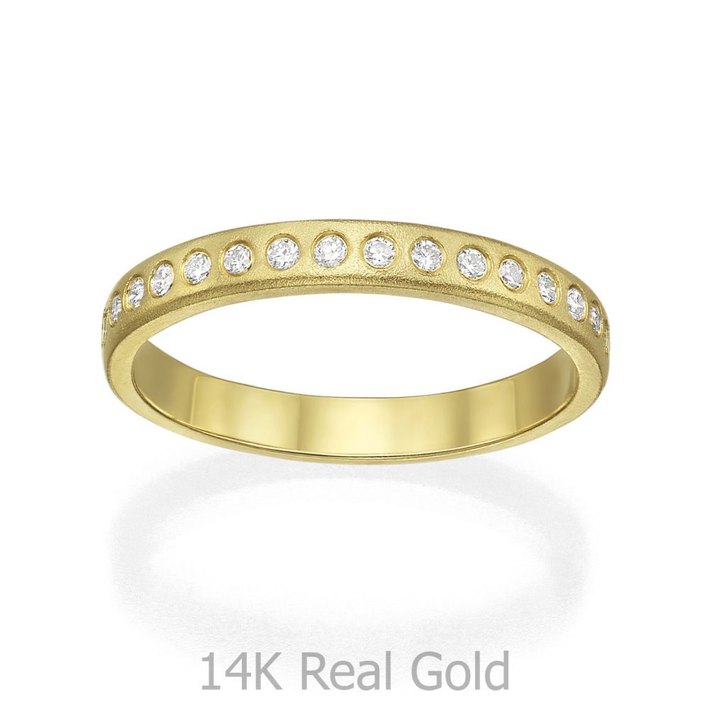 Diamond Jewelry | 14K Yellow Gold Diamond Ring - Kim