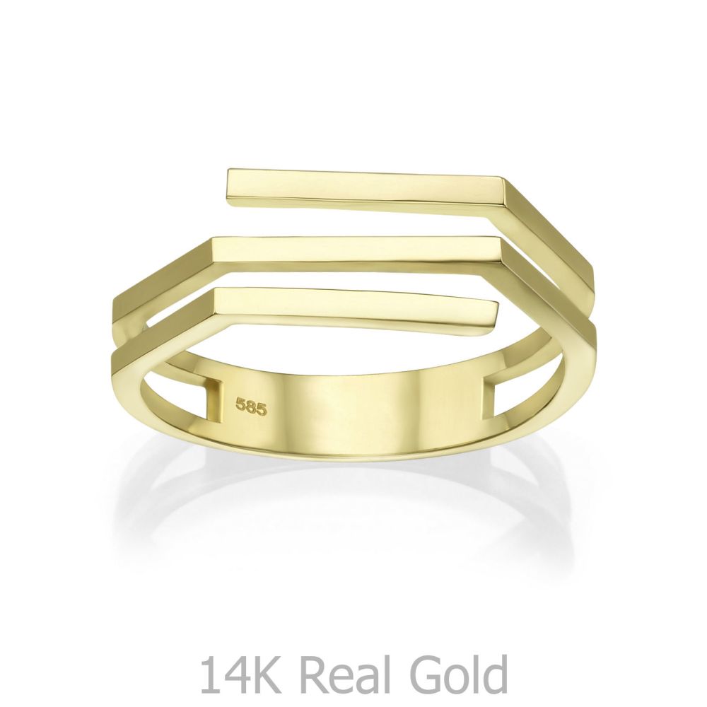 Women’s Gold Jewelry | 14K Yellow Gold Ring - Aline