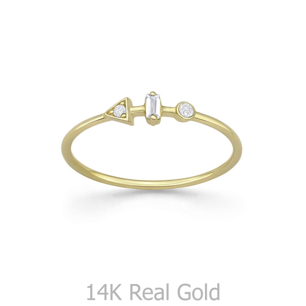 gold rings | 14K Yellow Gold Rings - Myelin