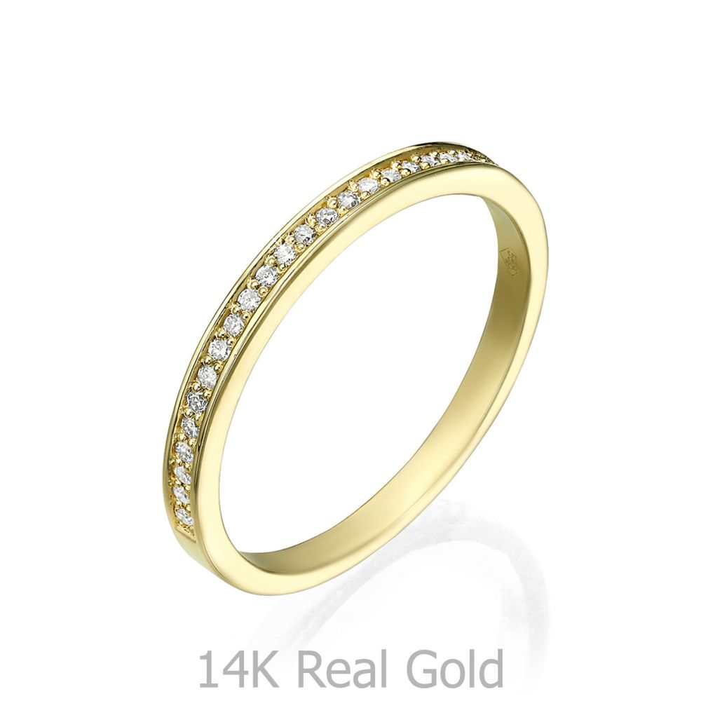Diamond Jewelry | 14K Yellow Gold Rings - Melody