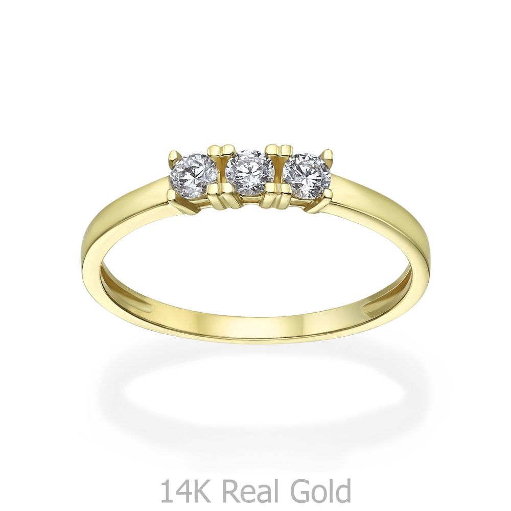 Women’s Gold Jewelry | 14K Yellow Gold Rings - Loren