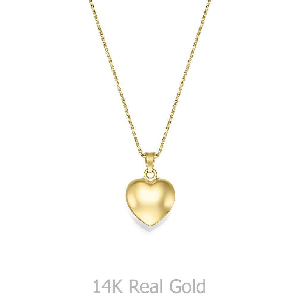 Women’s Gold Jewelry | 14K Yellow Gold Women's Pendant - Heart of Fiji