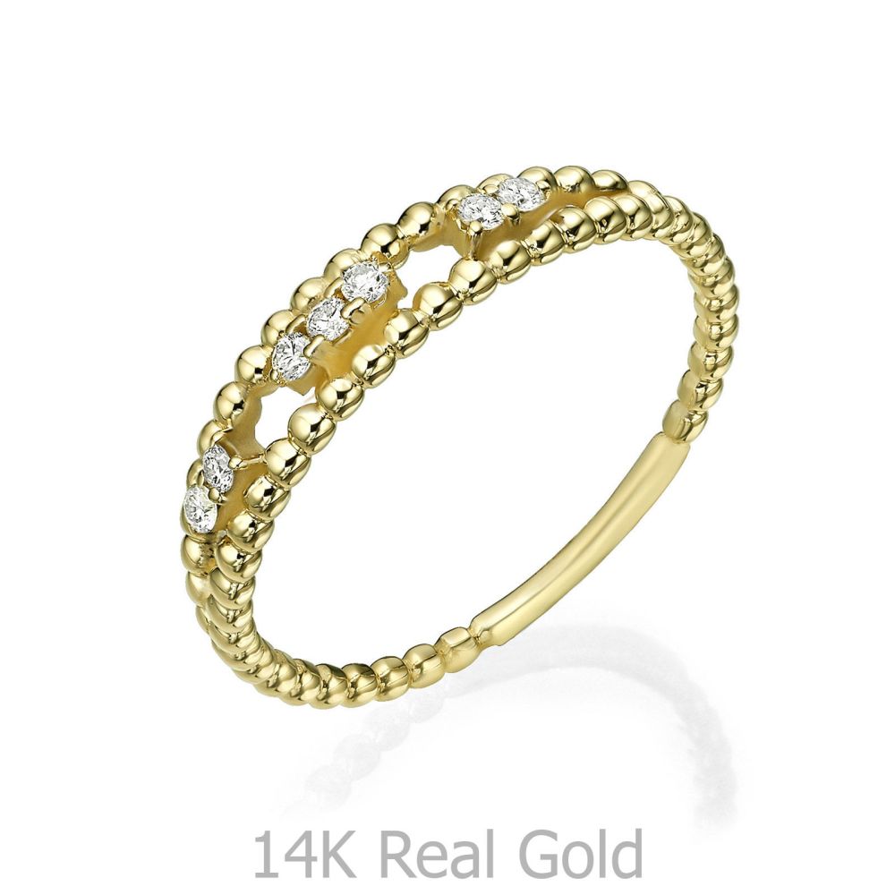 Diamond Jewelry | 14K Yellow Gold Rings - Kylie