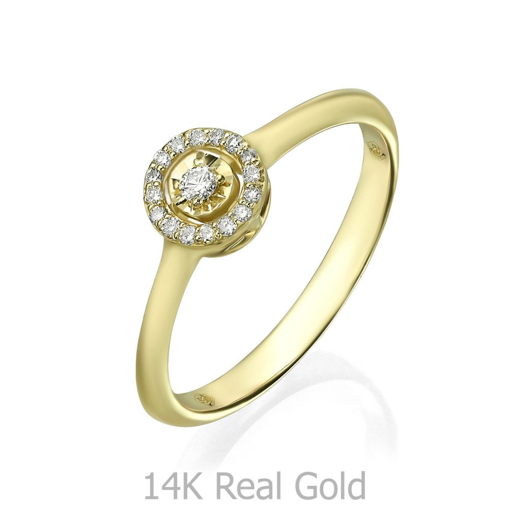 Diamond Jewelry | 14K Yellow Gold Rings - Harley