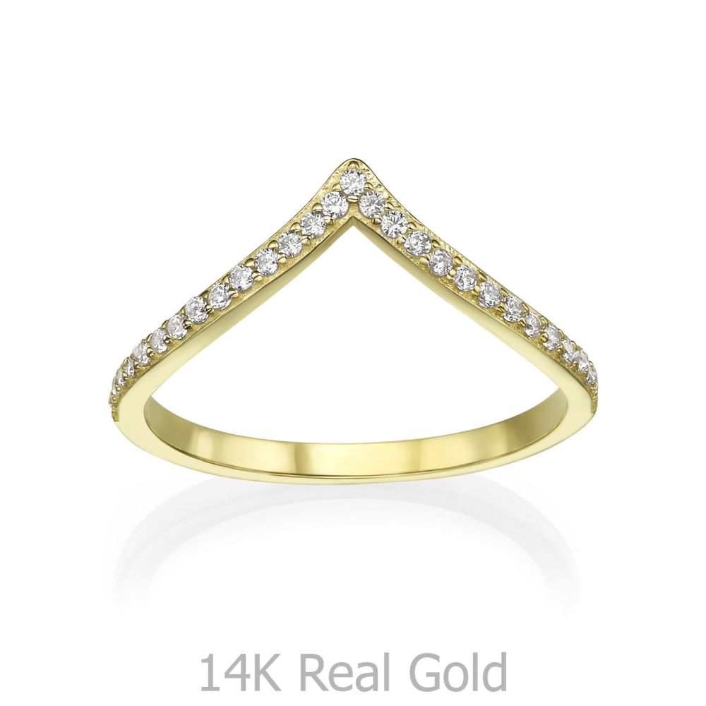 gold rings | 14K Yellow Gold Rings - Lea