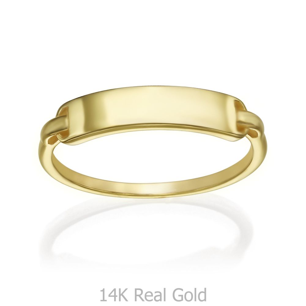 Women’s Gold Jewelry | 14K Yellow Gold Ring - Madrid Seal