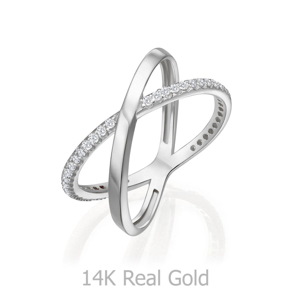 Women’s Gold Jewelry | 14K White Gold Rings - Roxy