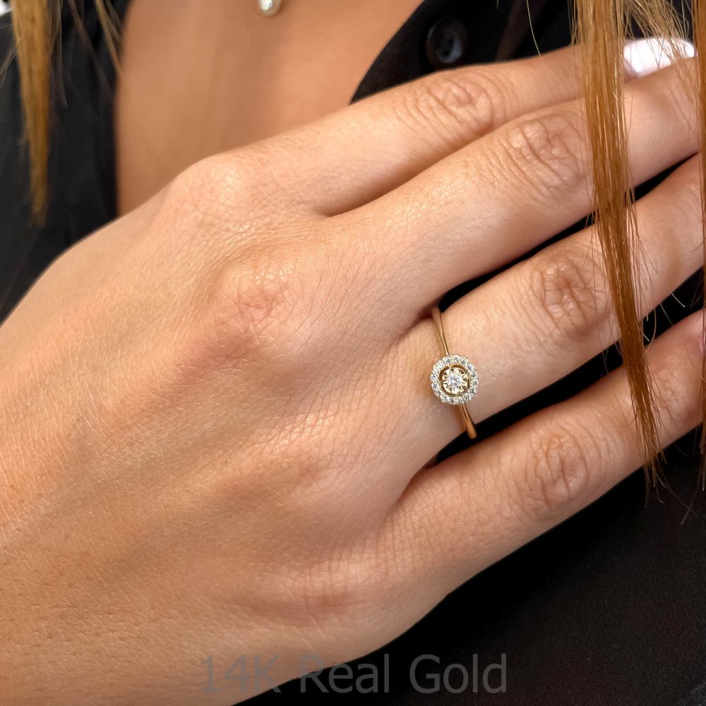 Diamond Jewelry | 14K Yellow Gold Rings - Harley