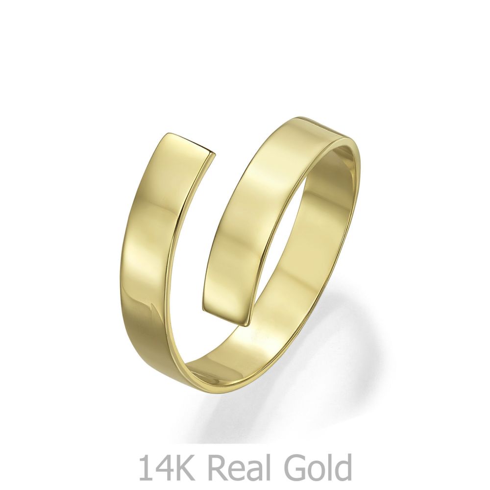 gold rings | 14K Yellow Gold Rings - Mulan