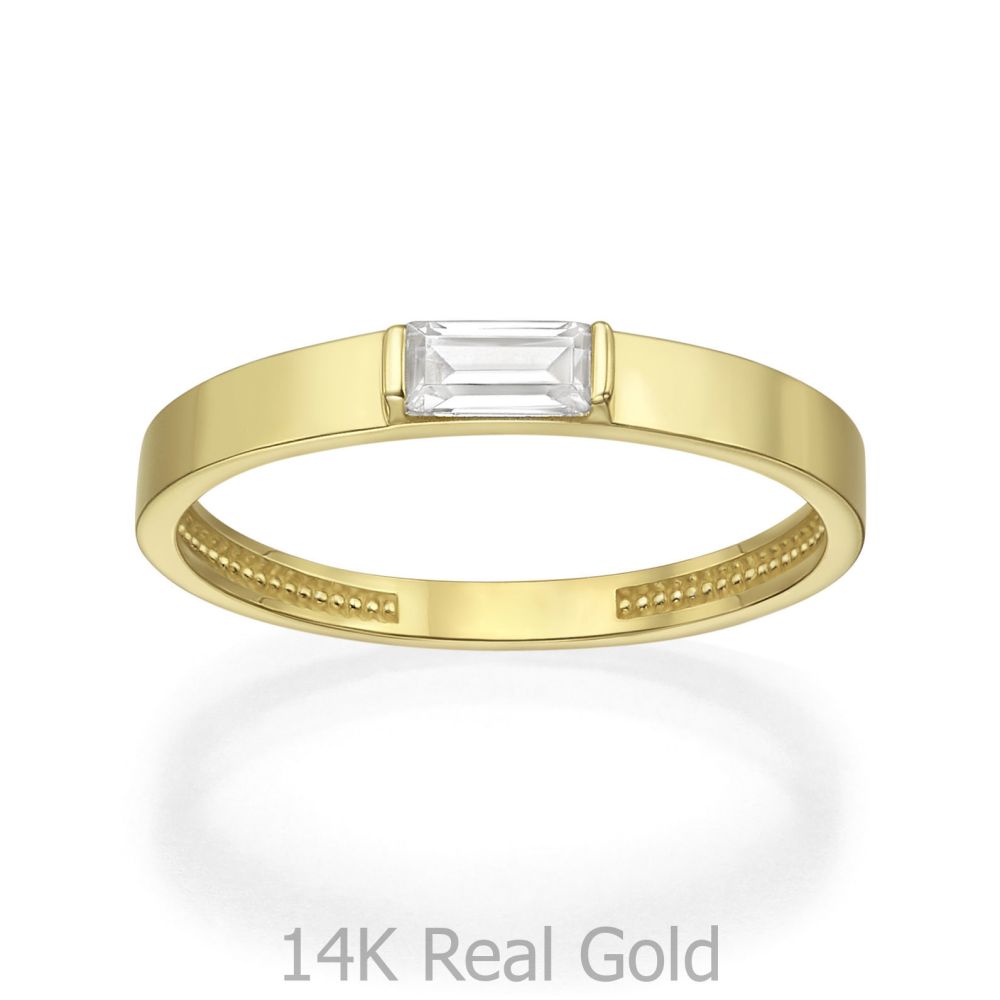 gold rings | 14K Yellow Gold Rings - Noel