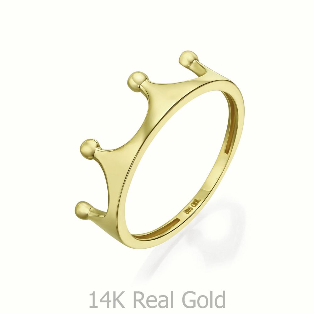 Women’s Gold Jewelry | 14K Yellow Gold Rings - The Crown