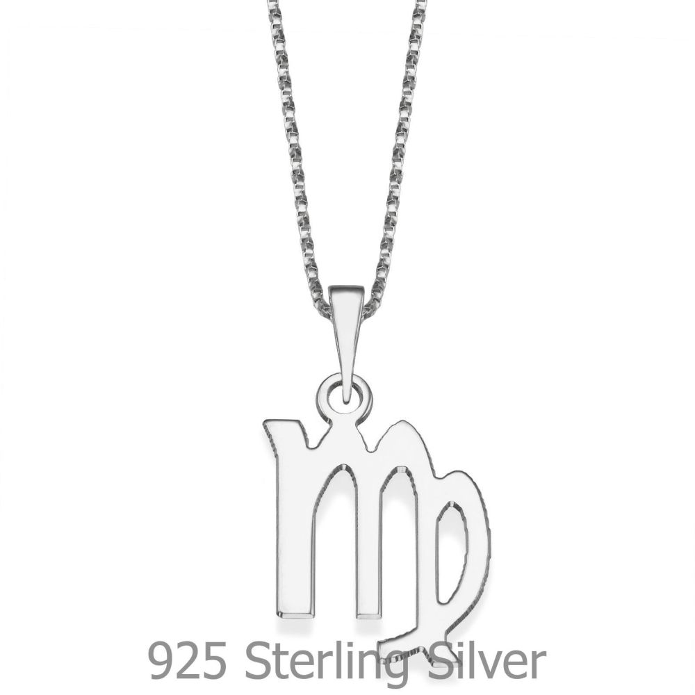 Girl's Jewelry | Pendant and Necklace in 925 Sterling Silver - Virgo