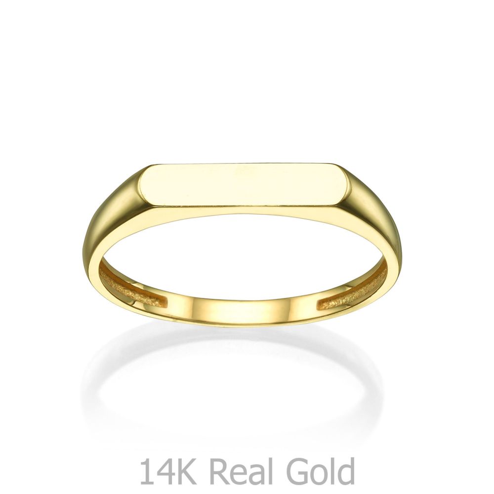 Women’s Gold Jewelry | Ring in 14K Yellow Gold - Signet