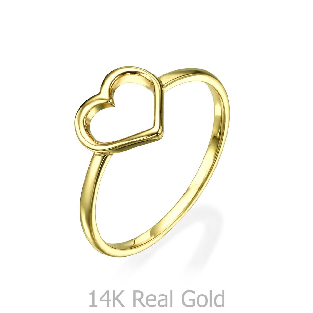 Women’s Gold Jewelry | Ring in Yellow Gold - Heart