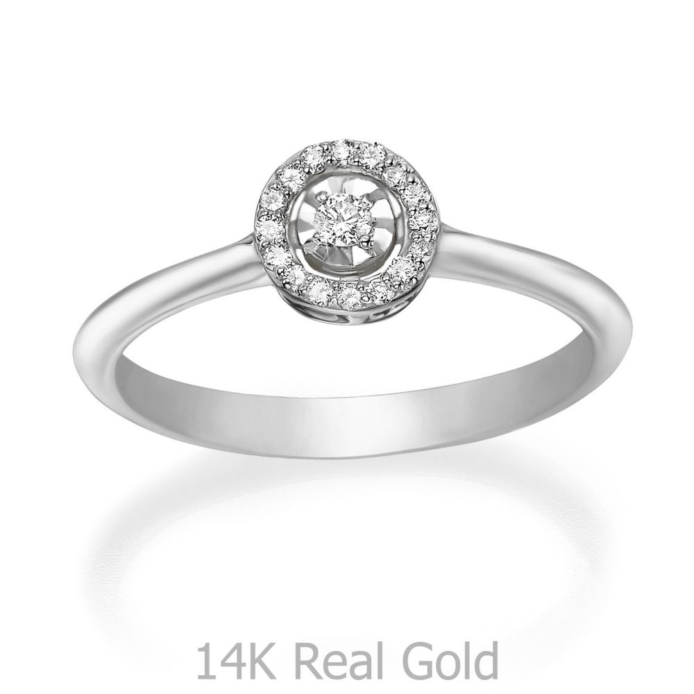 Diamond Jewelry | 14K White Gold Rings - Harley