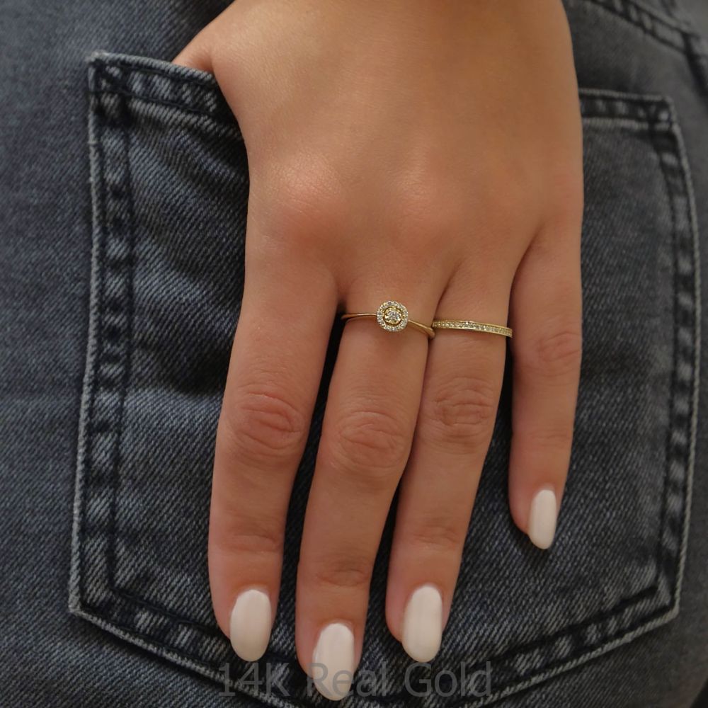 Diamond Jewelry | 14K White Gold Rings - Harley