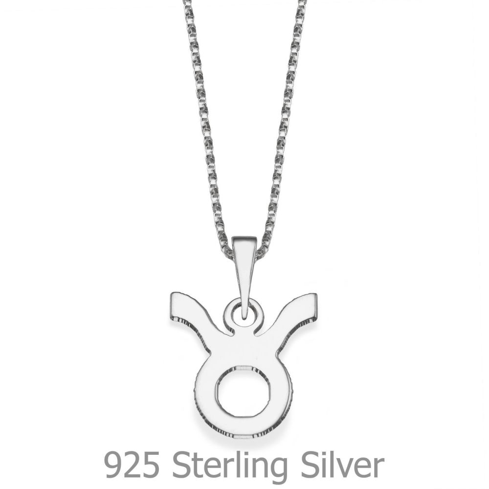 Girl's Jewelry | Pendant and Necklace in 925 Sterling Silver - Taurus