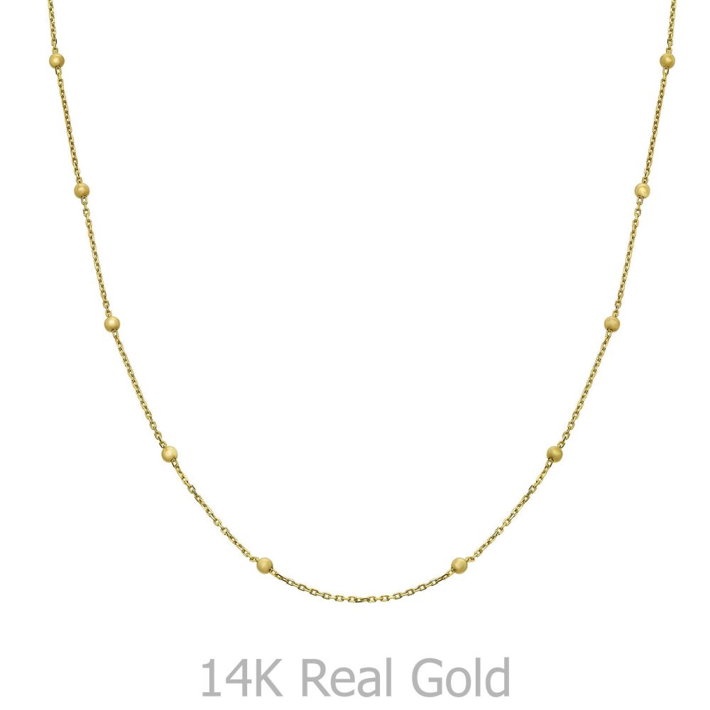 Gold Chains | 14K Yellow Gold Chains - Jasmine