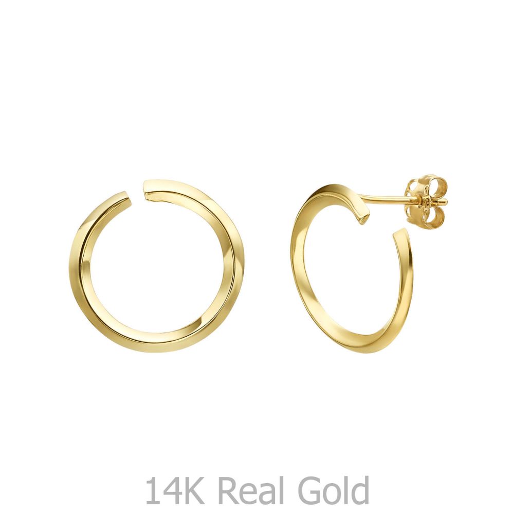 Women’s Gold Jewelry | 14K Yellow Gold Women's Earrings - Sunrise