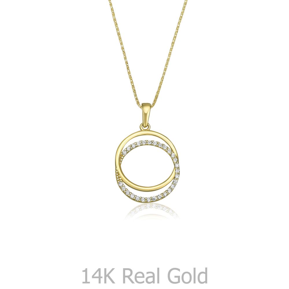 Women’s Gold Jewelry | 14k Yellow gold women's pendant - Integrated Circuits