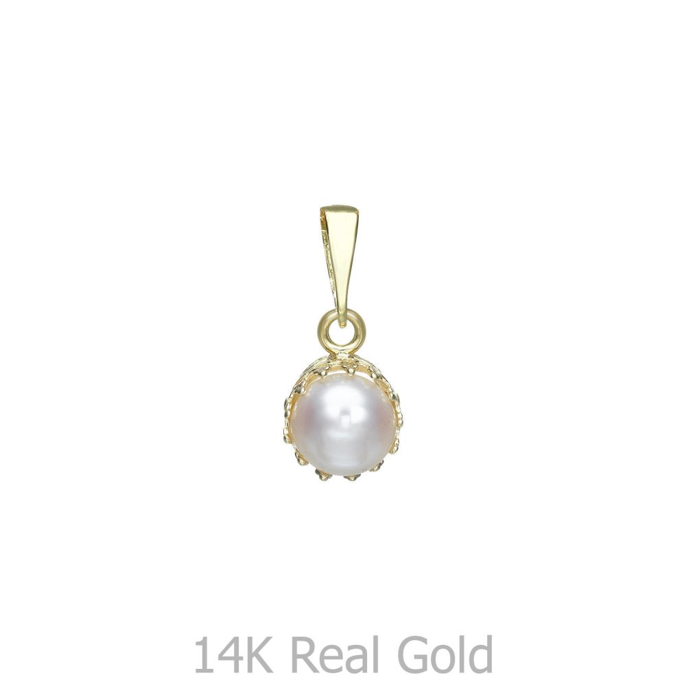 Women’s Gold Jewelry | Gold Pendant - Queen of Pearl