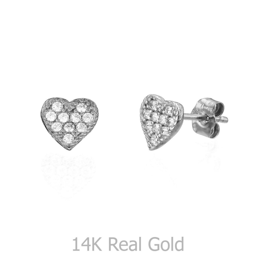 Women’s Gold Jewelry | Gold Stud Earrings - Heart of Delight