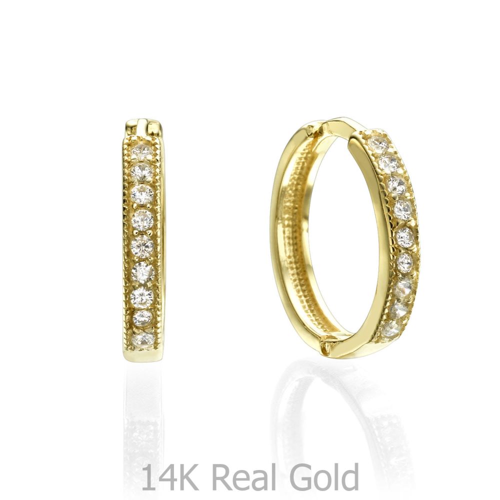 Sale | Huggie Gold Earrings - Madrid