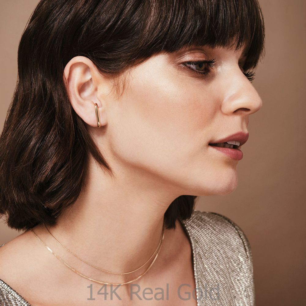 Women’s Gold Jewelry | 14K Rose Gold Women's Earrings - Sunshine