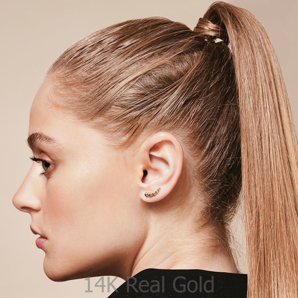 Women’s Gold Jewelry | 14K White Gold Women's Earrings - Andromeda
