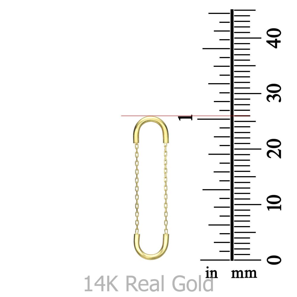 Women’s Gold Jewelry | 14K Yellow Gold Women's Earrings - Expander