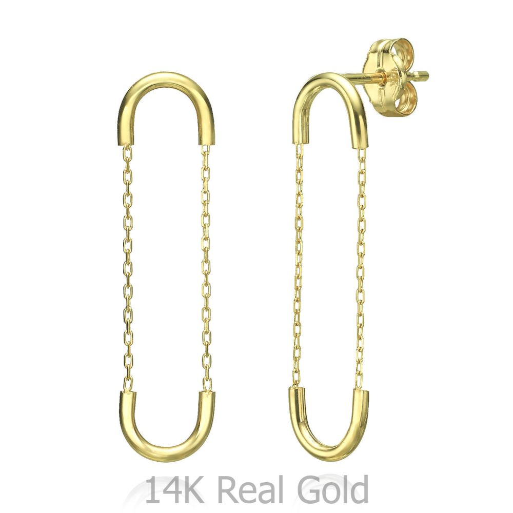 Women’s Gold Jewelry | 14K Yellow Gold Women's Earrings - Expander
