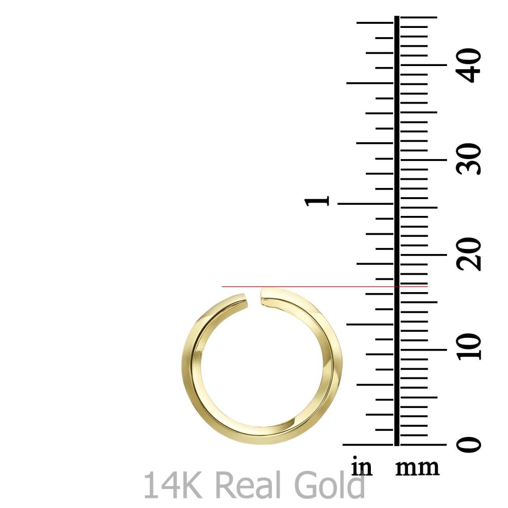 Women’s Gold Jewelry | 14K Rose Gold Women's Earrings - Sunrise - Large