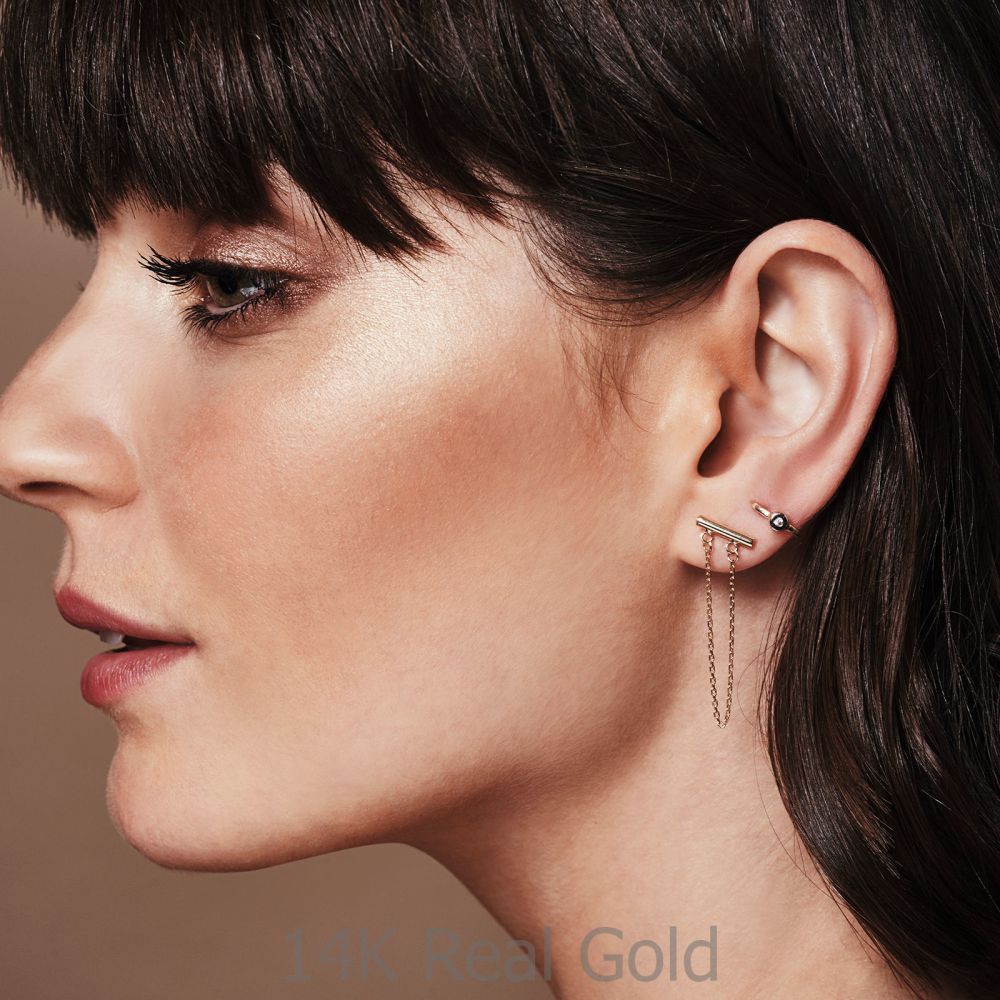 Women’s Gold Jewelry | 14K Yellow Gold Women's Earrings - Adele