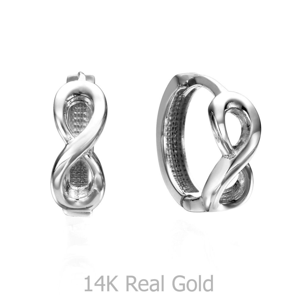 Women’s Gold Jewelry | 14K White Gold Women's Earrings -