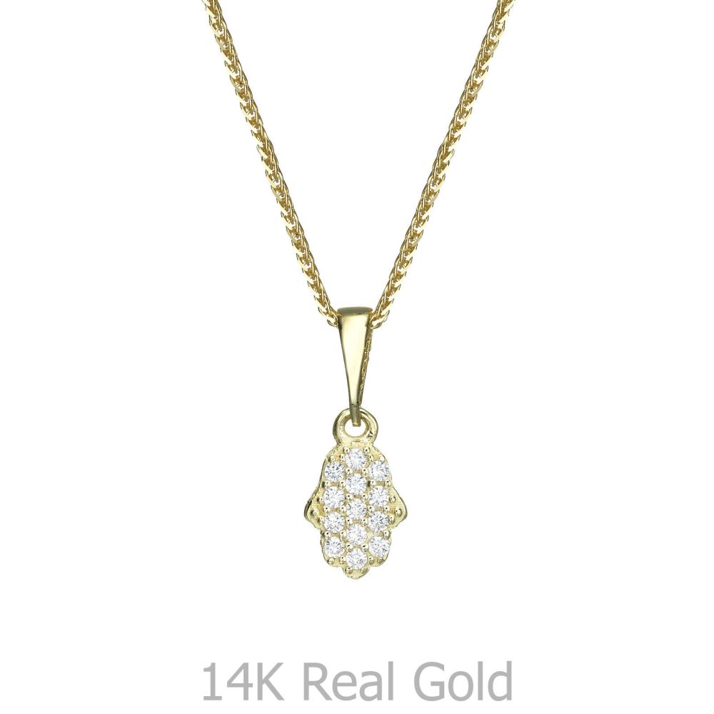 Women’s Gold Jewelry | Gold Pendant - Lucky Hamsa