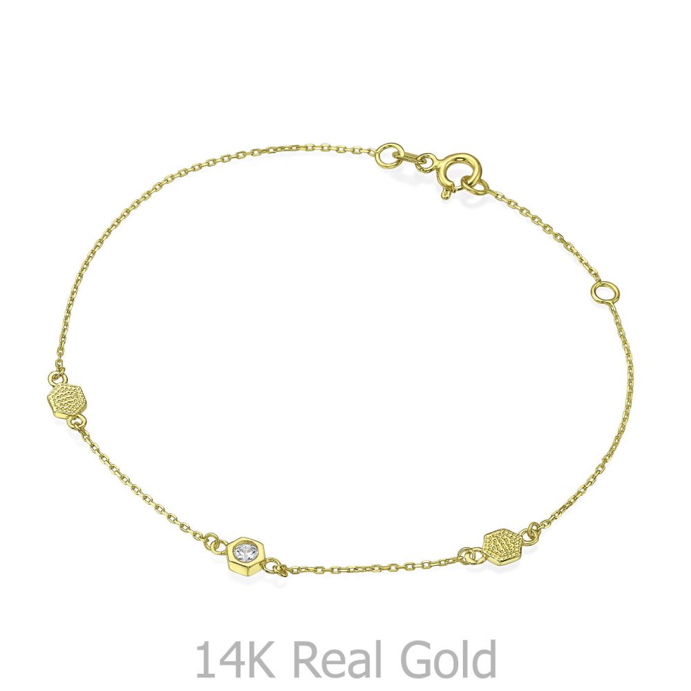 Women’s Gold Jewelry | 14K Yellow Gold Women's Bracelets - Camila